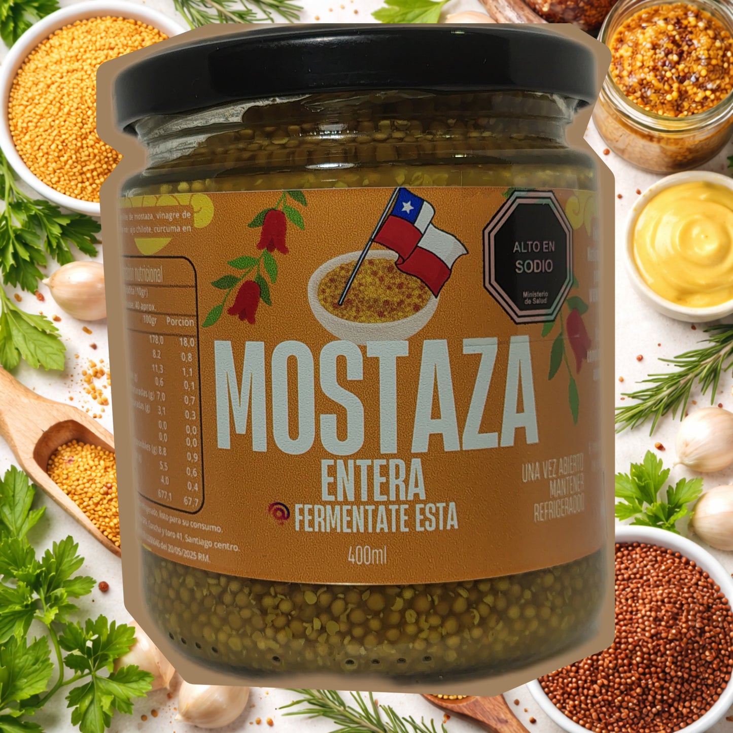 Mostaza entera