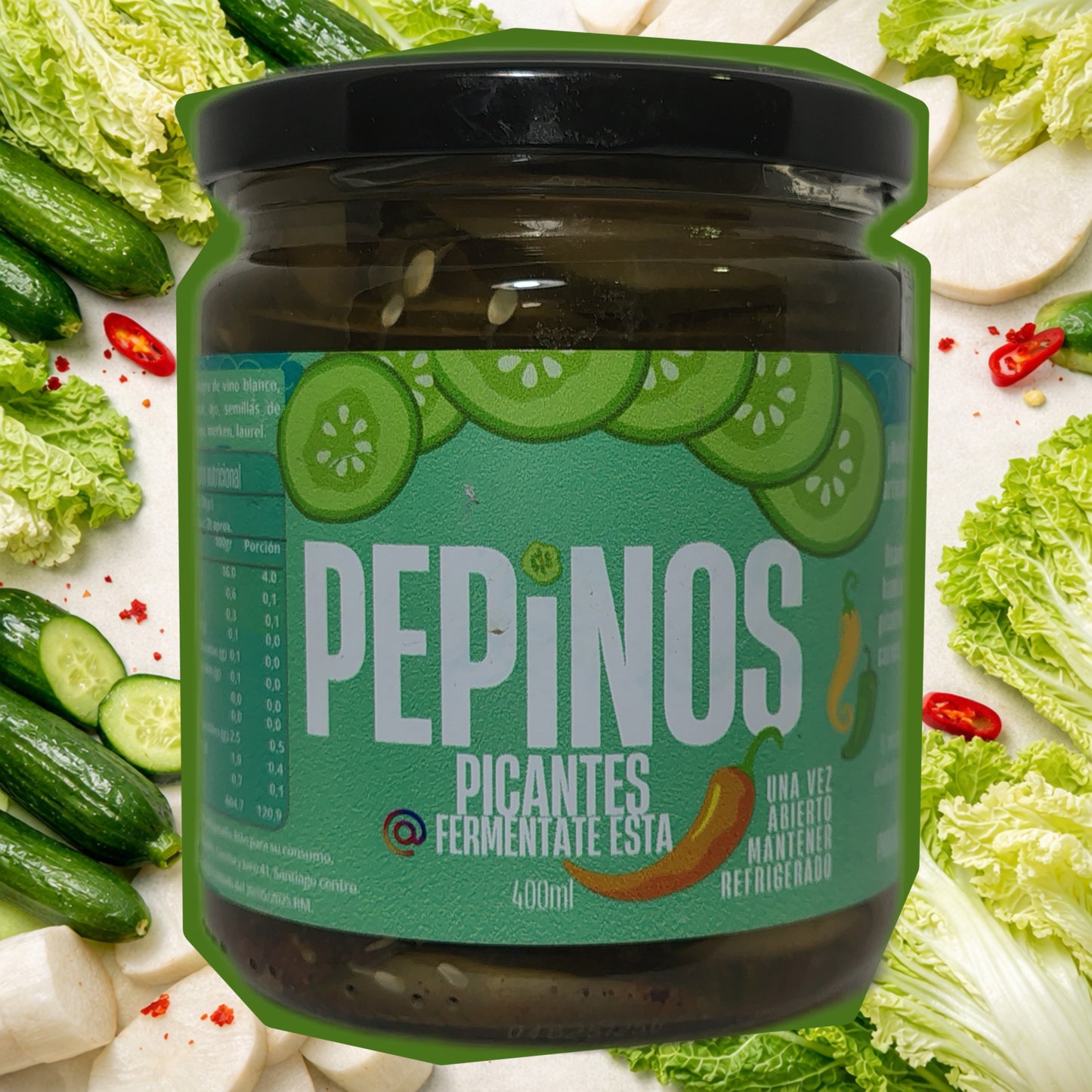 Pepinos Encurtidos Picantes